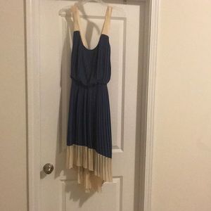 Cute High Low Pleated Dress